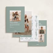 "Timeless" - Holiday Cards in Snowflake by Petra Kern - Back of Card Options