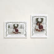 "Timeless" - Holiday Cards in Snowflake by Petra Kern - Photo Orientation Options
