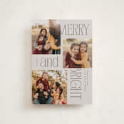 "Modern collage" - Holiday Cards in Chai by Owl and Toad - Front