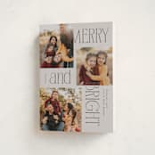 "Modern collage" - Holiday Cards in Chai by Owl and Toad - Folded Card