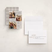 "Modern collage" - Holiday Cards in Chai by Owl and Toad - Assembled