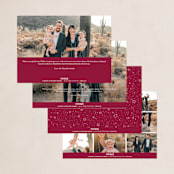 "wonder love" - Holiday Cards in Snow by Erin Deegan - Back of Card Options