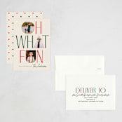 "oh what fun shapes" - Holiday Cards in Eggnog by Karidy Walker - Assembled