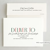 "oh what fun shapes" - Holiday Cards in Eggnog by Karidy Walker - FREE Recipient Addressing