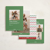 "Fun Redux" - Holiday Cards in Candy Cane by Everett Paper Goods - Back of Card Options