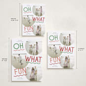 "Fun Redux" - Holiday Cards in Candy Cane by Everett Paper Goods - Formats Available