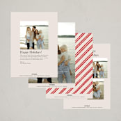 "Perfectly Framed" - Holiday Cards in Candy by Corinne Malesic - Back of Card Options