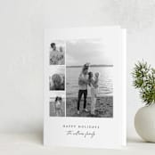 "modern layout" - Holiday Cards in Chalk by Angela Thompson - Folded Card