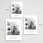 "modern layout" - Holiday Cards in Chalk by Angela Thompson - Formats Available