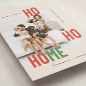 "New Ho Ho Home" - Holiday Cards in Eggnog by Mary Kay Garttmeier - Detail