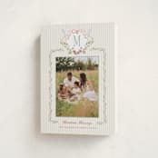 "Bethlehem Crest" - Holiday Cards in Candle Light by Bayberry Kate - Folded Card