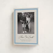 "Bari" - Holiday Cards in Pond by Megan Davis - Folded Card