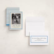 "Bari" - Holiday Cards in Pond by Megan Davis - Assembled