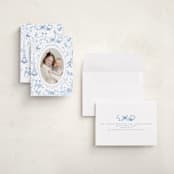 "12 Days of Christmas Toile" - Holiday Cards in Ice by Teju Reval - Assembled