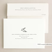 "Festive Ivy" - Holiday Cards in Midnight by Kelly Ventura - FREE Recipient Addressing