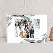 "Wintery Eucalyptus" - Holiday Cards in Snow by Angel Walker - Front