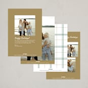 "Golden Joy" - Holiday Cards in Caramel by Brooke Chandler - Back of Card Options