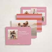 "pop joy" - Holiday Cards in Candied Grapefruit by Lori Wemple - Back of Card Options