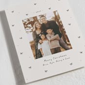 "Little bows" - Holiday Cards in Vanilla by Lea Delaveris - Detail
