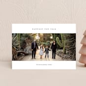 "Minimalist Panoramic" - Holiday Cards in Snowy by Kerry Doyle - Front
