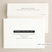 "Minimalist Panoramic" - Holiday Cards in Snowy by Kerry Doyle - FREE Recipient Addressing