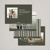 "In the Highest" - Holiday Cards in Olive by Heather Cairl - Back of Card Options