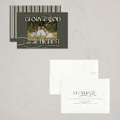 "In the Highest" - Holiday Cards in Olive by Heather Cairl - Assembled