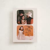 "Little Greetings" - Holiday Cards in Cream by Ilene Guy - Front