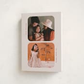 "Little Greetings" - Holiday Cards in Cream by Ilene Guy - Folded Card