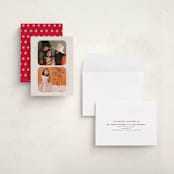 "Little Greetings" - Holiday Cards in Cream by Ilene Guy - Assembled
