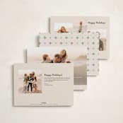 "Happy Colors" - Holiday Cards in Spearmint by Carolyn MacLaren - Back of Card Options