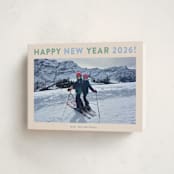 "Happy Colors" - Holiday Cards in Spearmint by Carolyn MacLaren - Folded Card