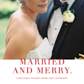 "Married and Merry" - Holiday Cards in Candy by Vanessa Doyle - Detail