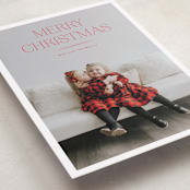 "Red Letter Christmas" - Holiday Cards in Peppermint by Stephanie Hawkes - Detail