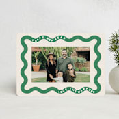 "ricrac" - Holiday Cards in Wreath by Lori Wemple - Front