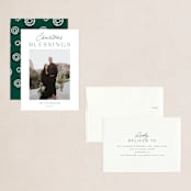 "In abundance" - Holiday Cards in Evergreen by Stacey Meacham - Assembled