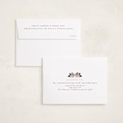"Sugarpine" - Holiday Cards in Blush by Itsy Belle Studio - FREE Recipient Addressing
