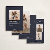 "Christmas Classic" - Holiday Cards in Navigation by Design Lotus - Back of Card Options