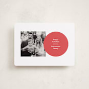 "Rudolph" - Holiday Cards in Berry by Annie Clark - Front