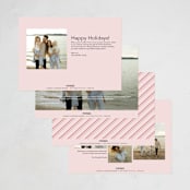"ticket frame" - Holiday Cards in Winter Rose by Cass Loh - Back of Card Options