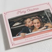 "ticket frame" - Holiday Cards in Winter Rose by Cass Loh - Detail