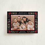 "Sparkly Bows" - Holiday Cards in Festive by Makewells - Front