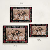 "Sparkly Bows" - Holiday Cards in Festive by Makewells - Formats Available