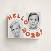 "Big Wave" - Holiday Cards in Holly Berry by silverscreen studio - Folded Card