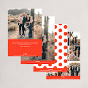 "good times ahead" - Holiday Cards in Snow by Sarah Curry - Back of Card Options
