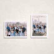 "Noël moderne" - Holiday Cards in Cloud by Benita Crandall - Photo Orientation Options