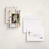 "Knitted Plaid" - Holiday Cards in Sugar Plum by Carrie ONeal - Assembled