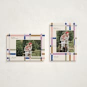 "Knitted Plaid" - Holiday Cards in Sugar Plum by Carrie ONeal - Photo Orientation Options