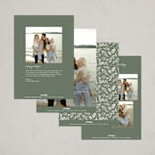 "foraged frame" - Holiday Cards in Pine by Karidy Walker - Back of Card Options