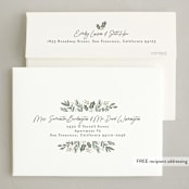 "foraged frame" - Holiday Cards in Pine by Karidy Walker - FREE Recipient Addressing